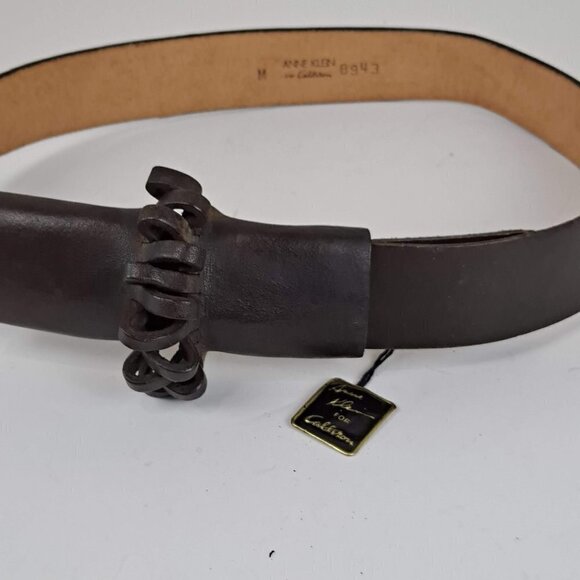 Anne Klein for Calderon Size Medium Brown Leather Belt Style 8943 NWT main image 7